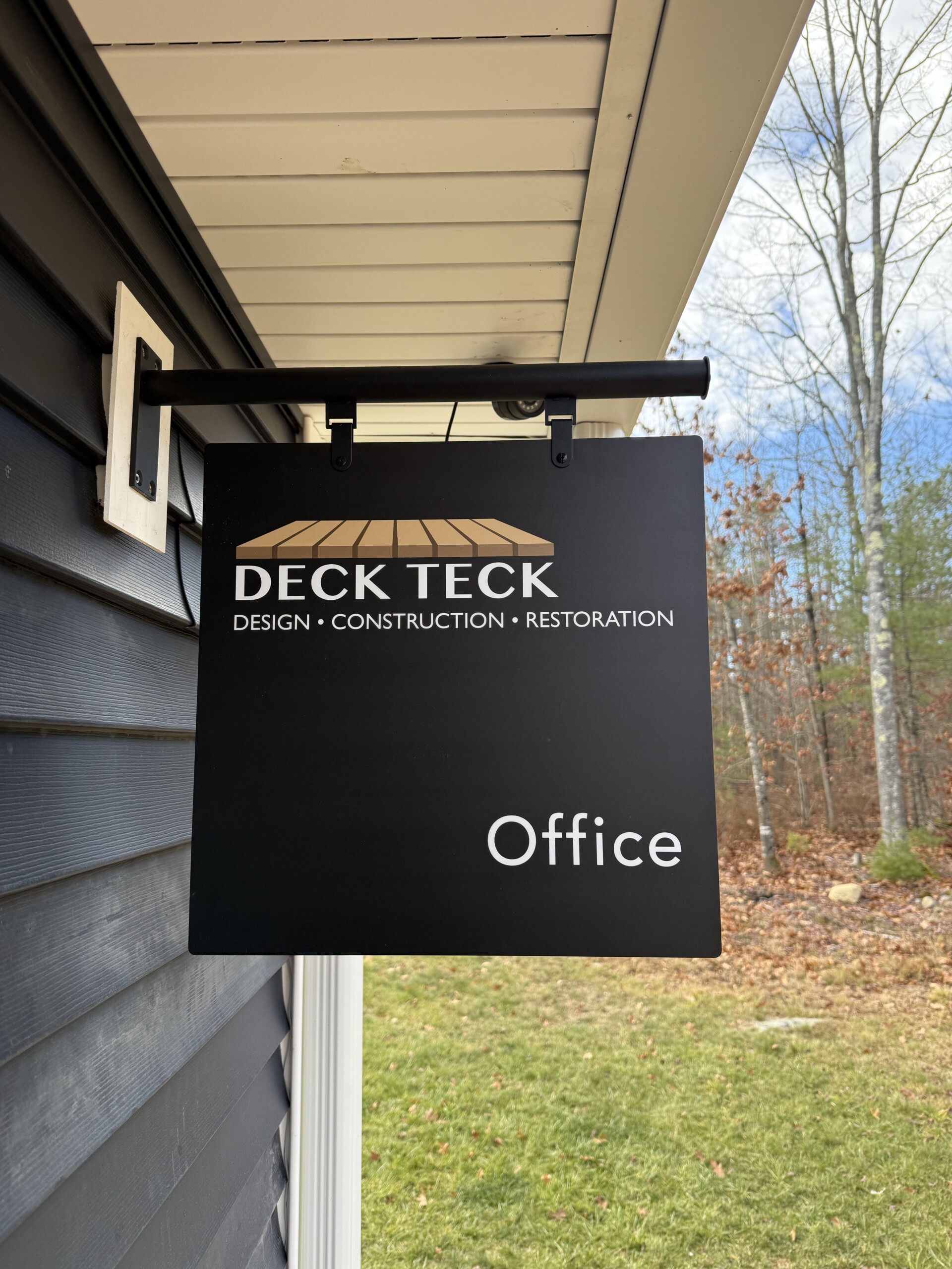 Deck Teck office sign at the Deck Teck Headquarters